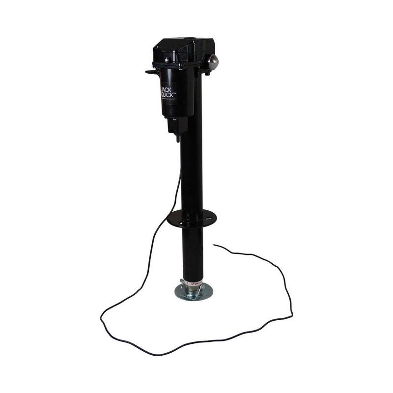 Quick Products 3250 Electric Tongue Jack in Black - JQ-3000