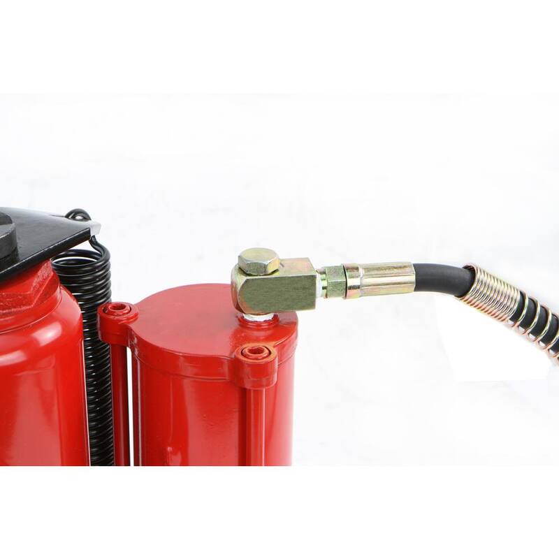 XtremepowerUS 12-Ton Air Hydraulic Bottle Jack Manual Lifts Hoist - 50502-H