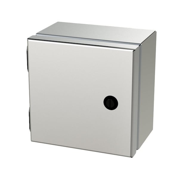 Saginaw Control & Engineering 304 Stainless Steel Electrical Enclosures, 6 in H, 4 in D, 6 in W, NEMA 3R, 4, 4X, 12, 13, Hinged - SCE-606ELJSS