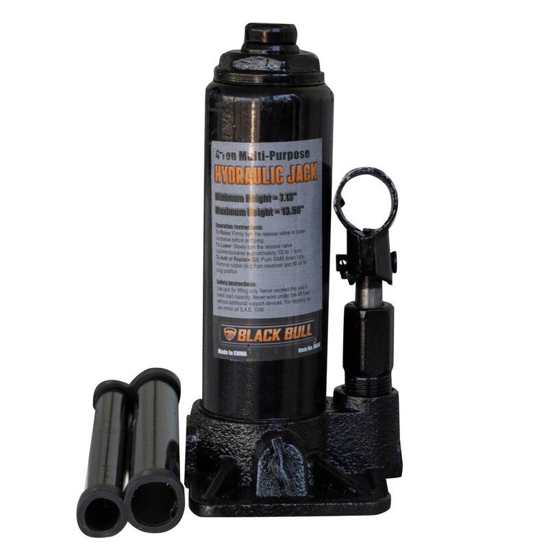 BLACK BULL 8 Ton Hydraulic Bottle Jack - HBJ8