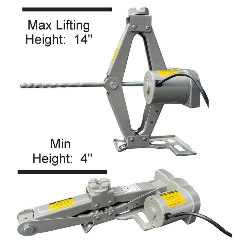 BLACK BULL 2-Ton 12-Volt Electric Car Jack - EJ412