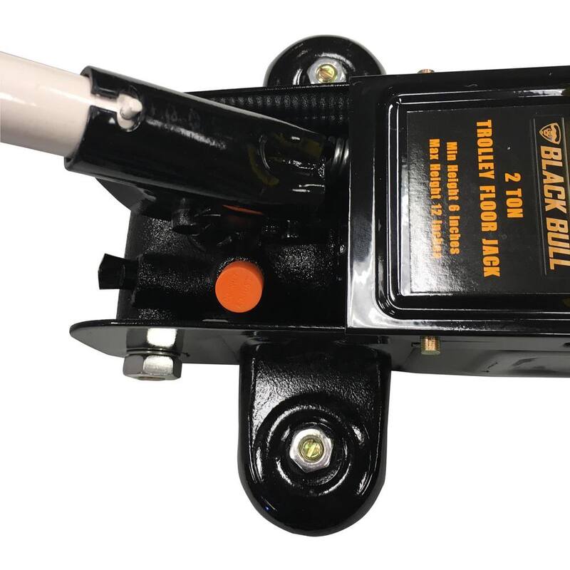 BLACK BULL 2-Ton Trolley Floor Jack - 807622
