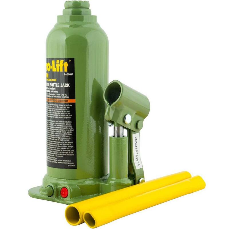 Pro-Lift 6-Ton Welded Bottle Jack with Side Pump - ‎B-006W