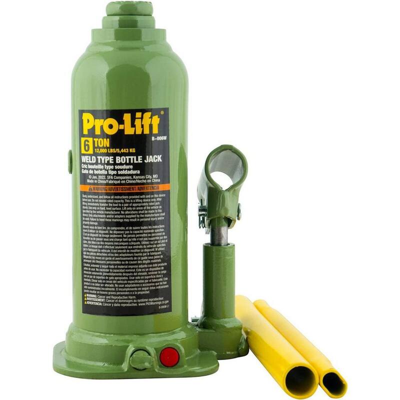 Pro-Lift 6-Ton Welded Bottle Jack with Side Pump - ‎B-006W