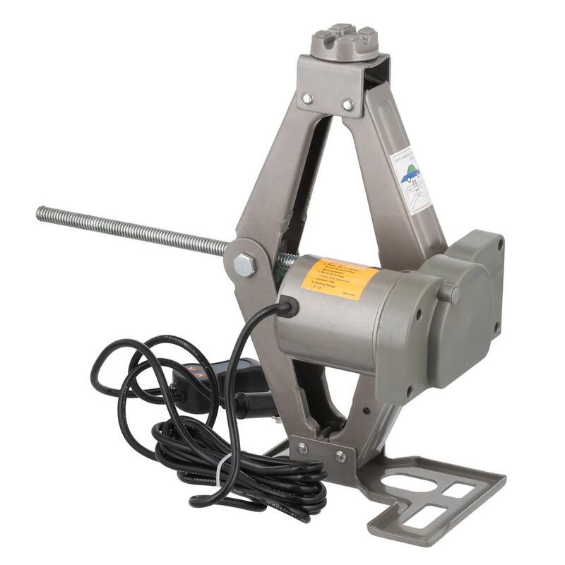 BLACK BULL 1-Ton 12-Volt Automatic Electric Car Scissor Jack - 807530