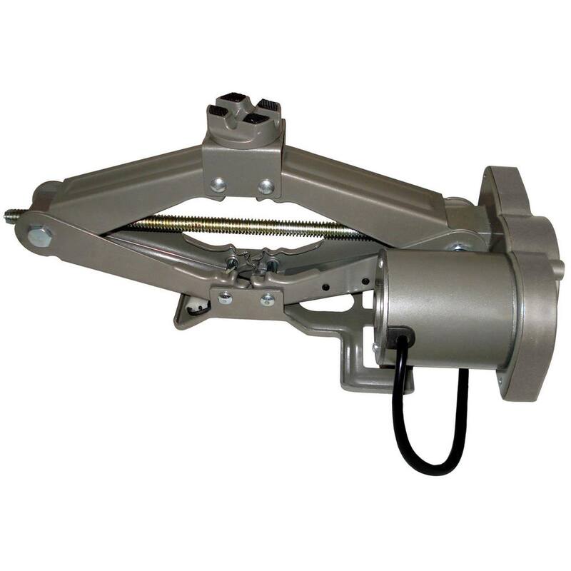 BLACK BULL 1-Ton 12-Volt Automatic Electric Car Scissor Jack - 807530