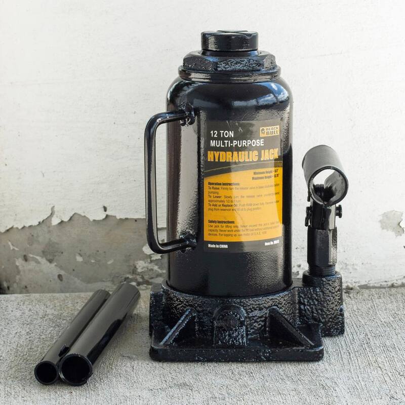BLACK BULL 12-Ton Bottle Jack - 809732
