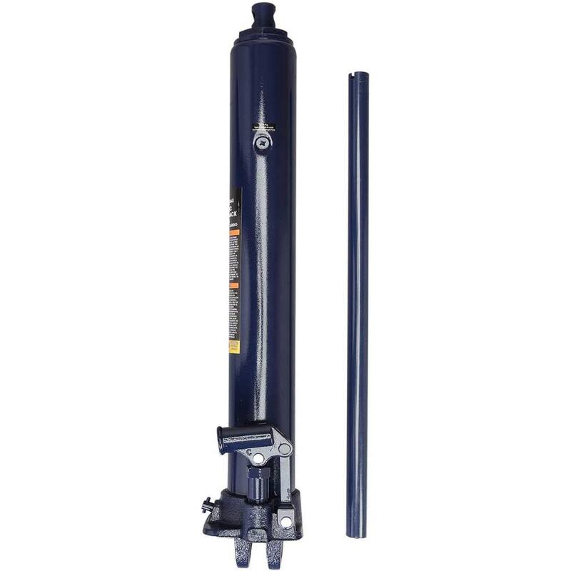 TCE 3-Ton Hydraulic Long Ram Jack, Blue - AT30306U