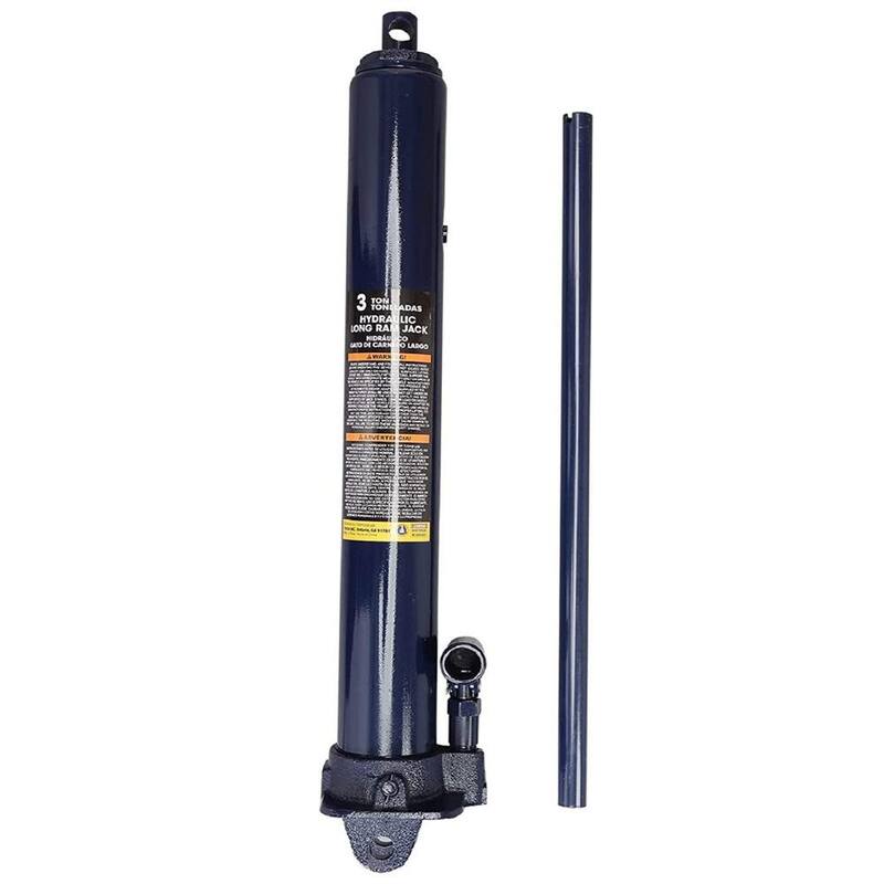 TCE 3-Ton Hydraulic Long Ram Jack, Blue - AT30306U