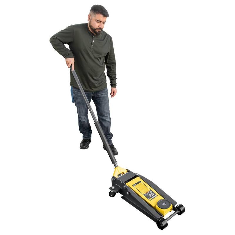 RANGER RFJ-3T Racing Style 3 Ton Floor Jack with Plunger-U-Joint Design - 5150414