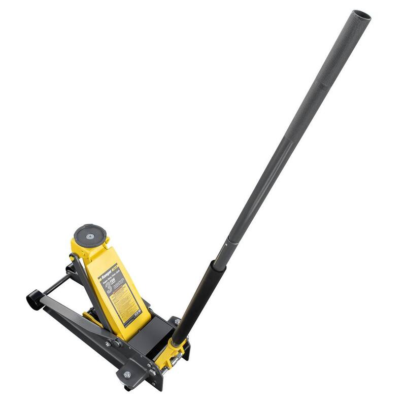 RANGER RFJ-3T Racing Style 3 Ton Floor Jack with Plunger-U-Joint Design - 5150414