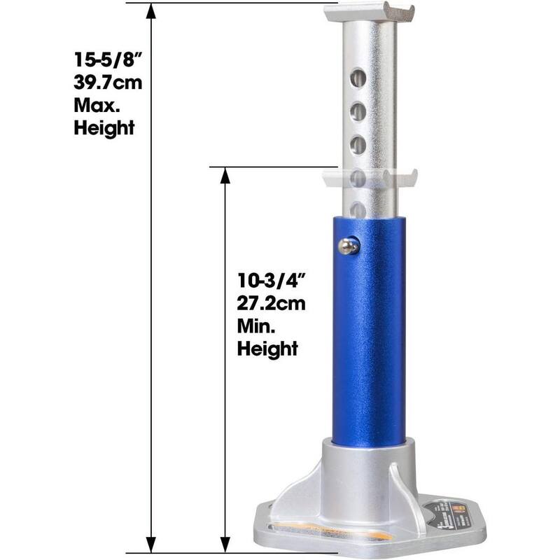 TCE 3-Ton Aluminum Jack Stands (2-Pack) - AT43004U