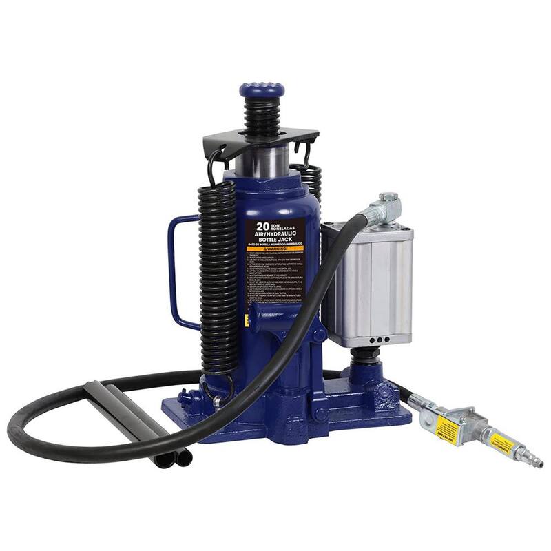 TCE 20-Ton Pneumatic Air Car Bottle Jack, Blue - ATA92006U