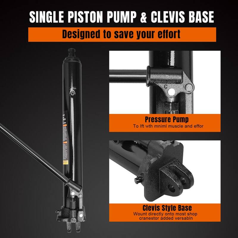 Torin 3-Ton Long Ram Jack - AT30306B