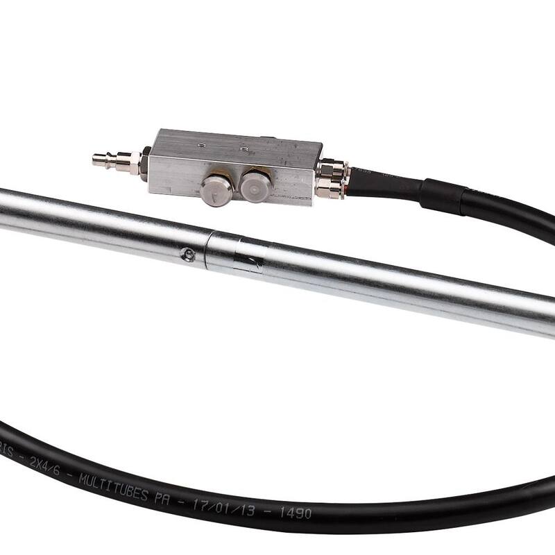 ESCO 22-Ton/11-Ton Premium 2-Stage Air Hydraulic Portable Jack - 92001