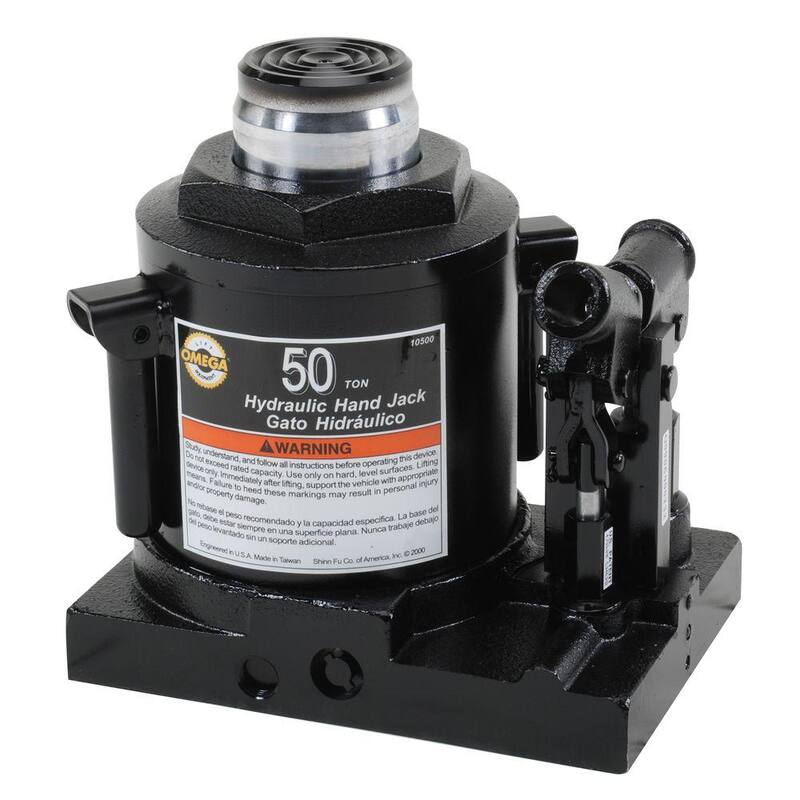Omega 50-Ton Hydraulic Bottle Jack - 10500