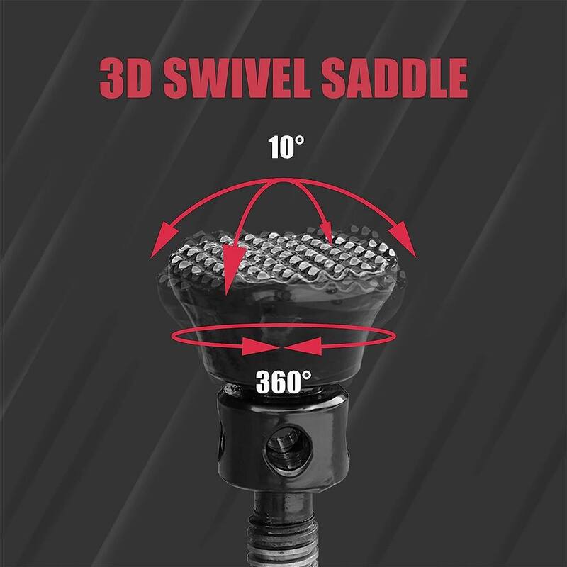 Big Red 10Ton Professional Car Support Screw Jack for House Construction Bridge Stabilization - ASJ10R
