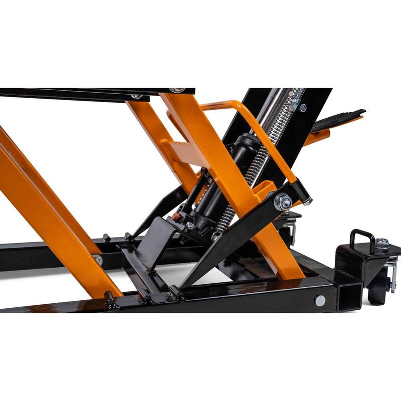 GEARWRENCH 1500 lbs. ATV/Motorcycle Floor Jack with Foot Pedal Lift - GWMJ15LB
