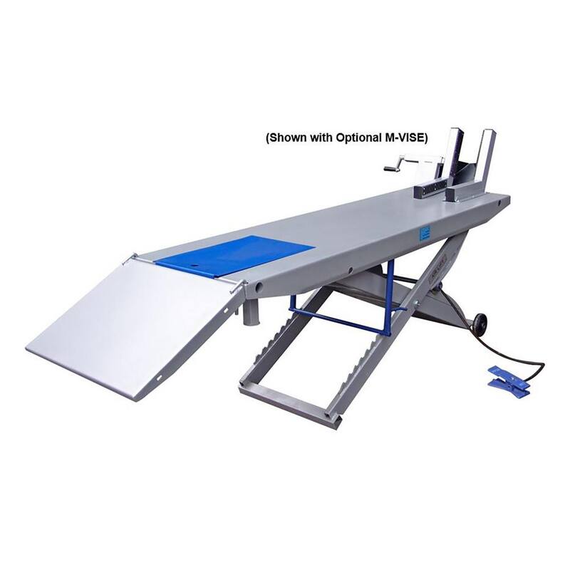 TUXEDO Motorcycle Lift with 1000 lbs. Capacity With Air Powered Operation - M-1000C