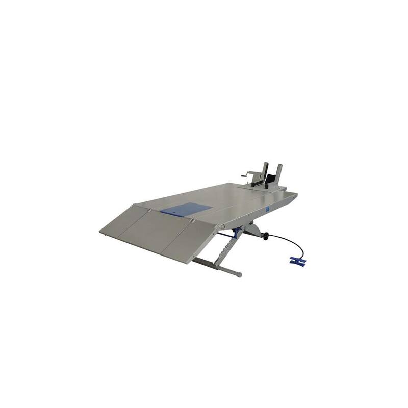 TUXEDO Motorcycle Lift with 1000 lbs. Capacity With Air Powered Operation - M-1000C