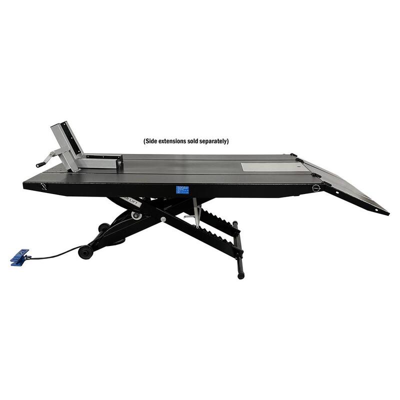 TUXEDO M-1000C-Blk Motorcycle Lift 1000 lbs. Capacity with Cut Out Black Edition - M-1000C-BLK
