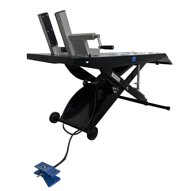 TUXEDO M-1000C-Blk Motorcycle Lift 1000 lbs. Capacity with Cut Out Black Edition - M-1000C-BLK