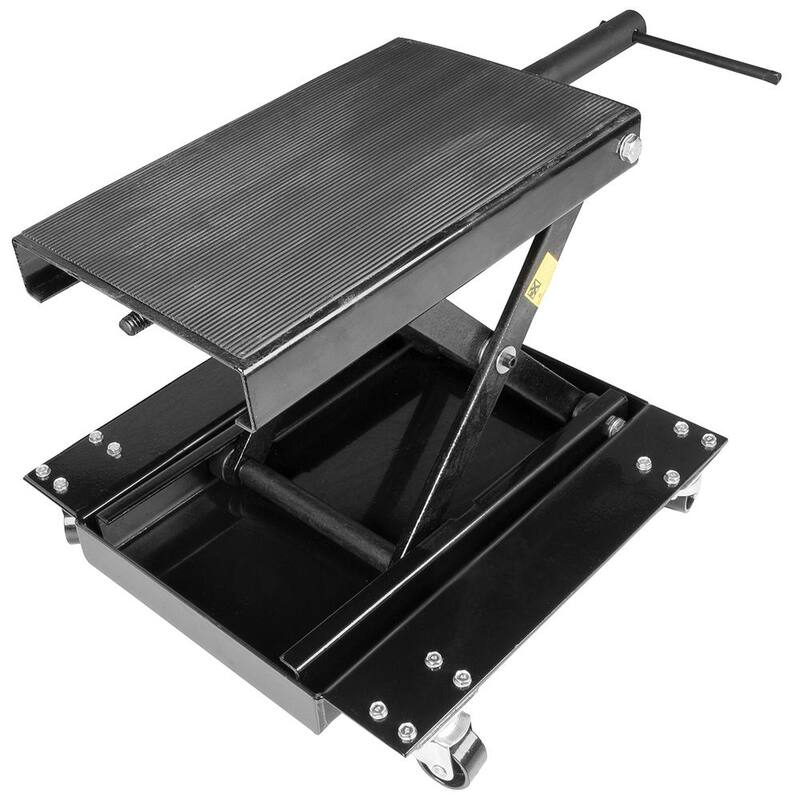 STARK USA 1100 lbs. Portable ATVs Motorcycle Center Lift Hoist Jack Stand - 65129-H1