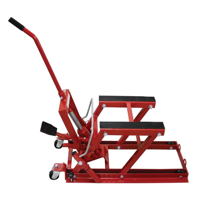 Extreme Max Hydraulic Motorcycle 1700 lbs. and ATV Jack Capacity - 5001.5038