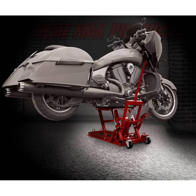 Extreme Max Hydraulic Motorcycle 1700 lbs. and ATV Jack Capacity - 5001.5038