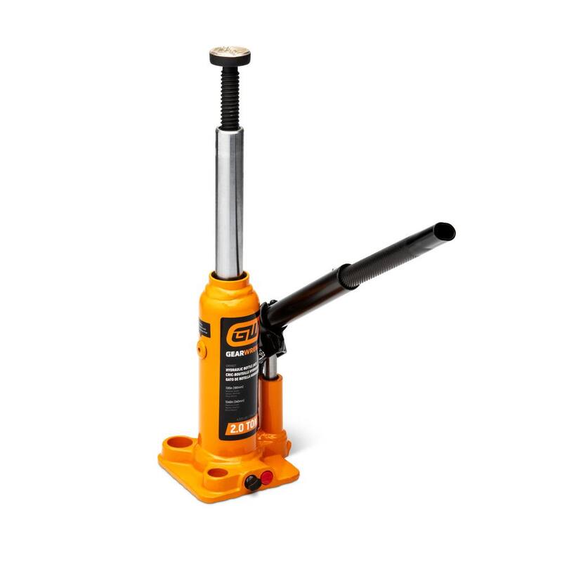 GEARWRENCH 2-Ton Hydraulic Bottle Jack with Handle Storage - GWHBJ2T