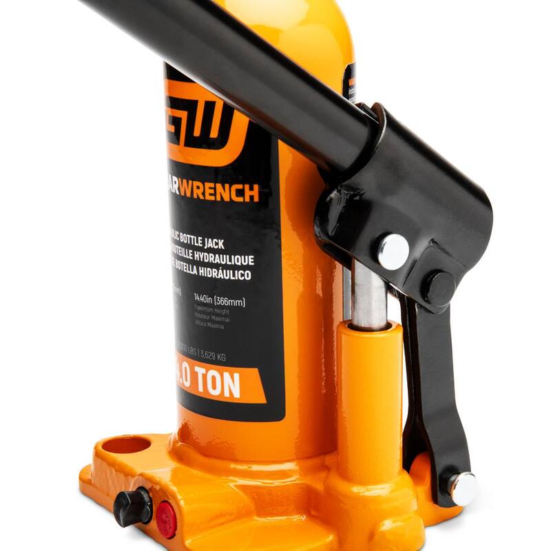 GEARWRENCH 2-Ton Hydraulic Bottle Jack with Handle Storage - GWHBJ2T