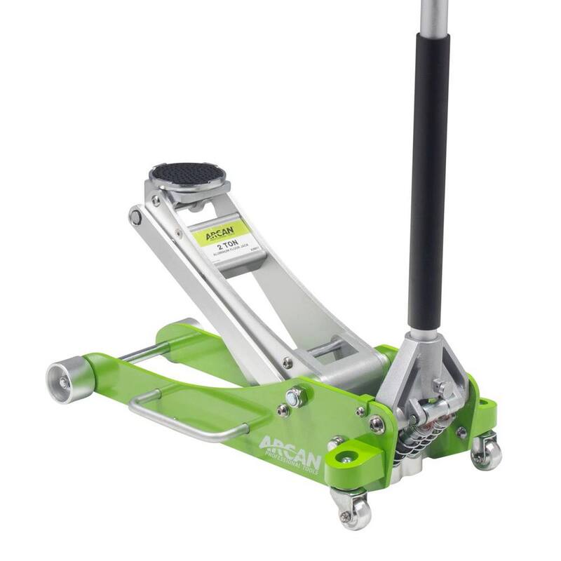 Arcan 2-Ton Lightweight Aluminum Floor and Car Jack with Quick Rise - A20017