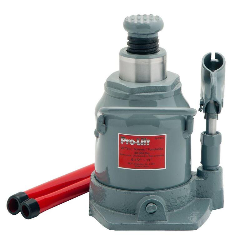 Pro-Lift 20 Ton Shorty Bottle Jack - B-S20D