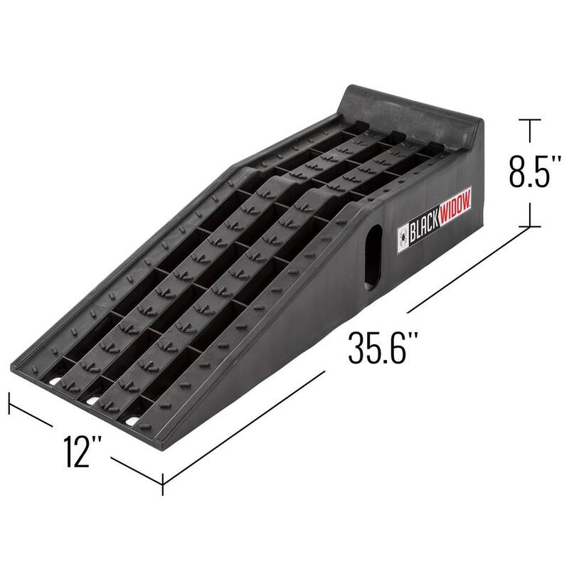 Black Widow Plastic Car Service Ramps - PSR295
