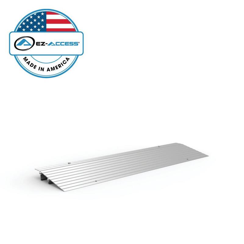 EZ-ACCESS 1.5 in. Portable Self Supporting Aluminum Modular Entry Ramp - TMER 1.5