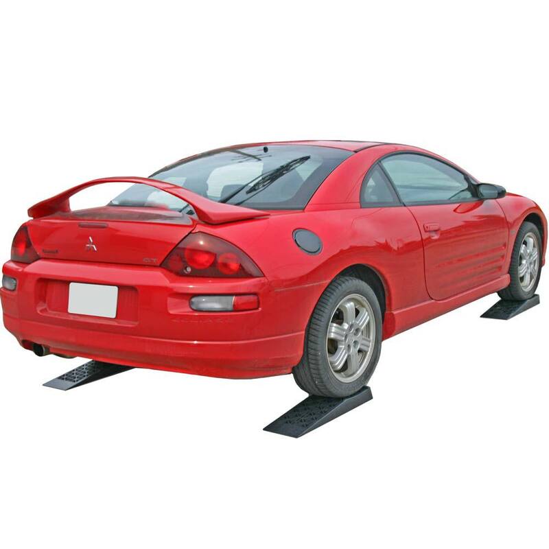 DISCOUNT RAMPS Low Profile Plastic Car Service Ramps - 6009-V2