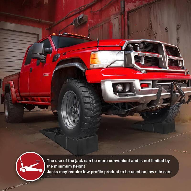 Big Red 3-Ton (6,000 lbs.) 3-Height Low Profile Car Ramps (1-Pair) - AGT16PR