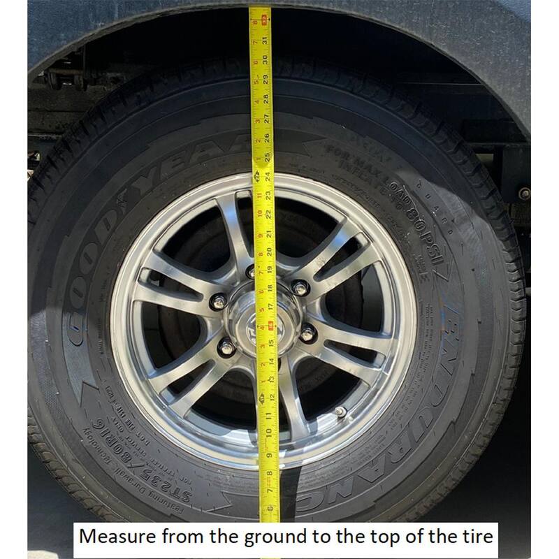 Park Smart Solid PVC 10 in. Wide Large Vehicle Tire Saver Ramps (Set of 2) - 95210