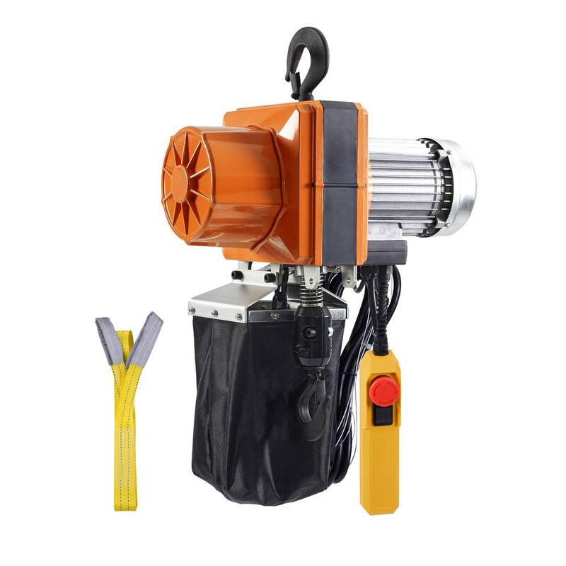 VEVOR Electric Chain Hoist 2,200 lbs. Single Phase Overhead Crane 10 ft. Lifting Height and 10 ft. Wired Remote Control(1-Ton) - DDHLHLDXDDLCSBBYAV5