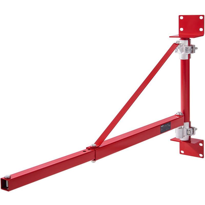 VEVOR Electric Hoist Support Arm 1320 lbs. Max Load Capacity 180° Swivel Scaffold Winch Hoist Arm with Pole for Workshop - HLZJTZ200100C8VC9V0
