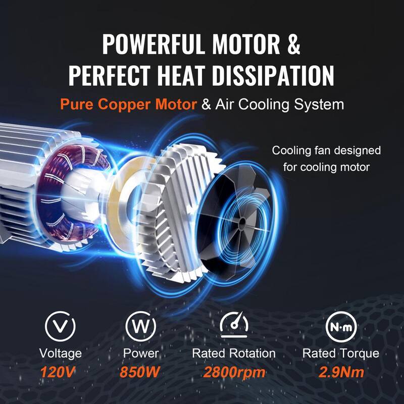 VEVOR 880 lbs. Electric Chain Hoist 850 Watt Electric Steel Wire Winch with 14 ft. Wired Remote Control for Garage Warehouse - DDGSSHLYXYKKYSR1AV1