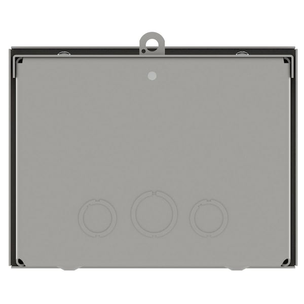 Wiegmann Carbon Steel Electrical Enclosures, 6 in H, 6 in D, 6 in W, NEMA 3R, Screw On - RSC060606