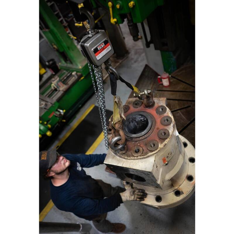 Jet AL100-200-20 2-Ton Hand Chain Hoist with 20 ft. of Lift - 133220