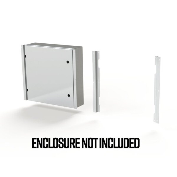 Saginaw Control & Engineering Frame, 1.08 in L x 23.85 in H x 2.43 in W, Steel - SCE-ELFM24H