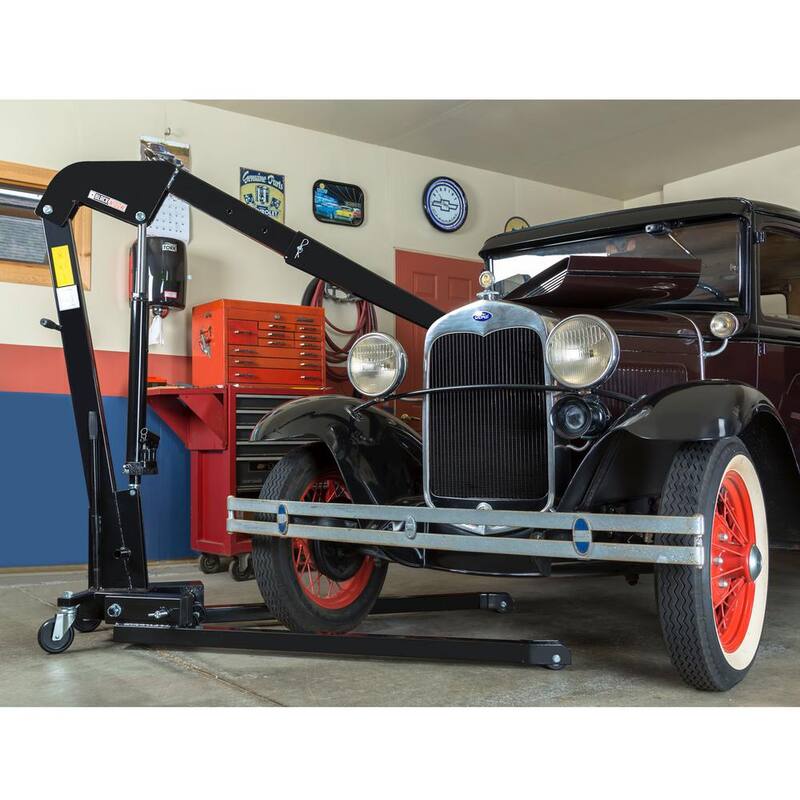 Black Widow 1-Ton Folding Shop Crane - FSCRANE1