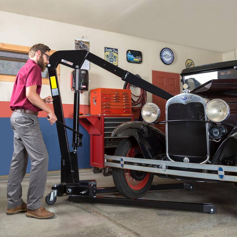 Black Widow 1-Ton Folding Shop Crane - FSCRANE1
