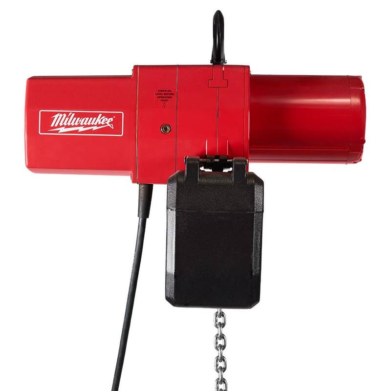 Milwaukee 1/2-Ton 15 ft. Electric Chain Hoist - 9561