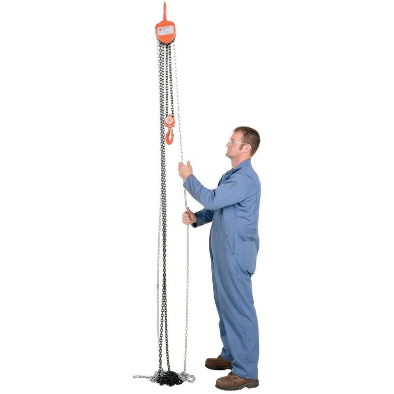 Vestil 4,000 lbs. Capacity 15 ft. Manual Chain Hoist - HCH-4-15
