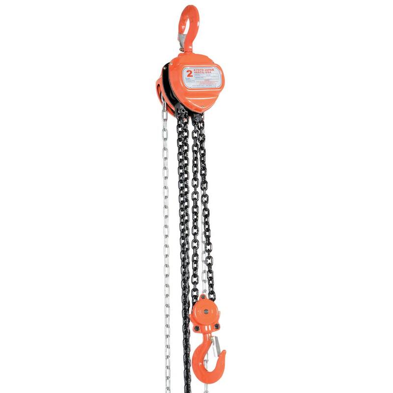 Vestil 4,000 lbs. Capacity 15 ft. Manual Chain Hoist - HCH-4-15
