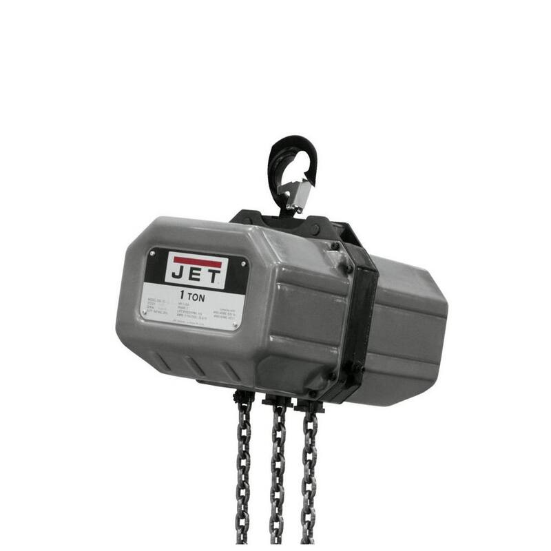 Jet 1-Ton Capacity 20 ft. Lift Electric Chain Hoist 1-Phase 115/230-Volt 1SS-1C-20 - 112000